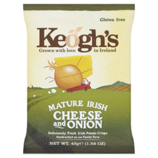 Picture of Keoghs Cheese & Onion GF 45gx24